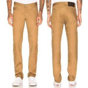Naked & Famous Weird Guy Selvedge Chino Jeans 31 x 32 Button Fly Cotton‎ Denim